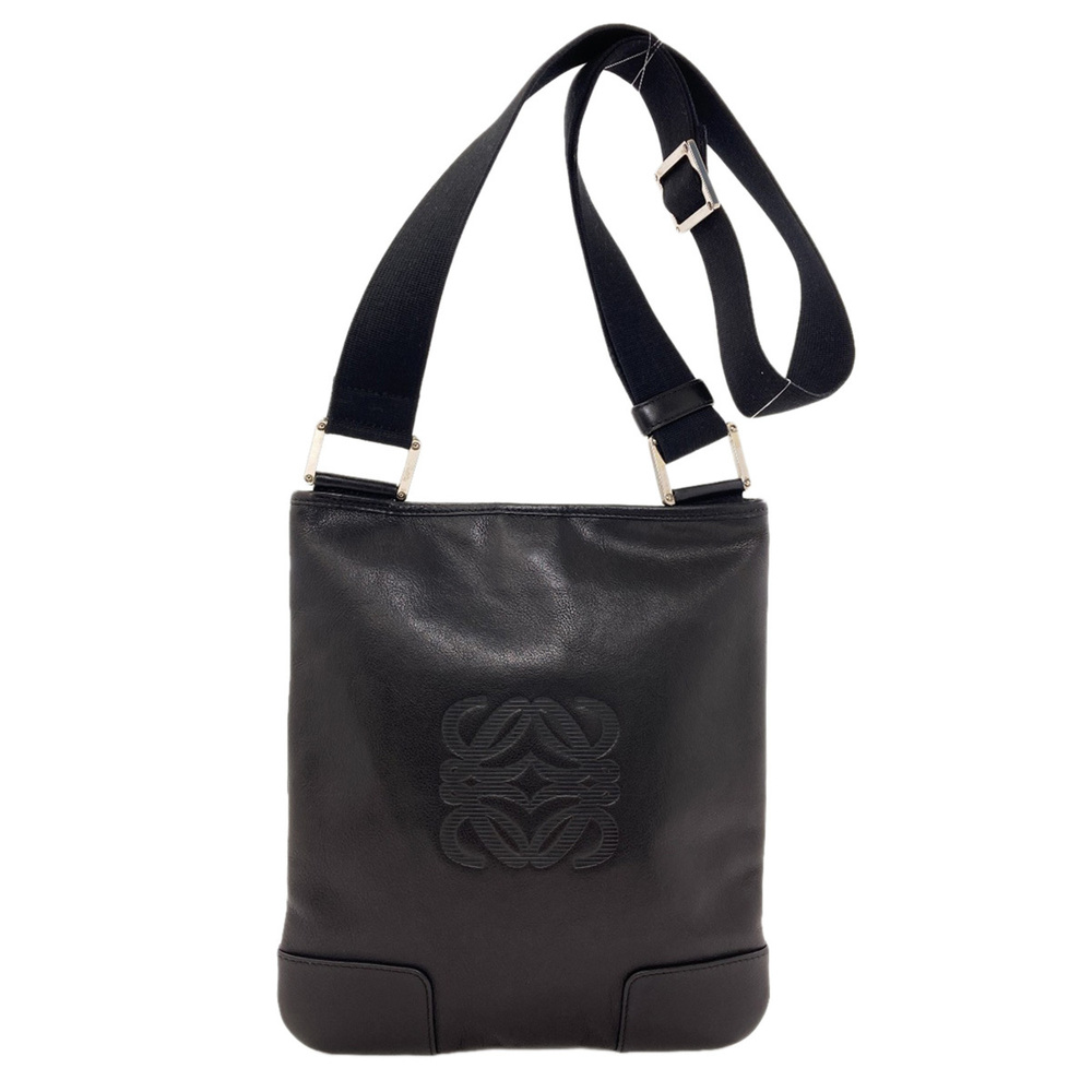 Loewe Anagram Shoulder Bag, Leather, Women's